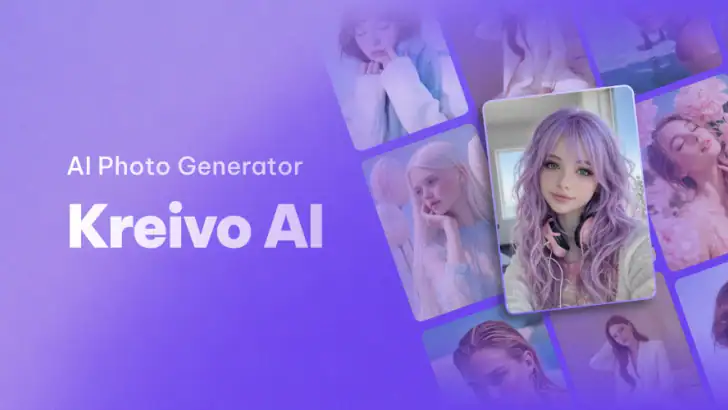 Kreivo - AI Video Generator feature graphic