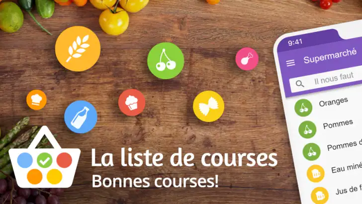 La liste de courses PRO feature graphic