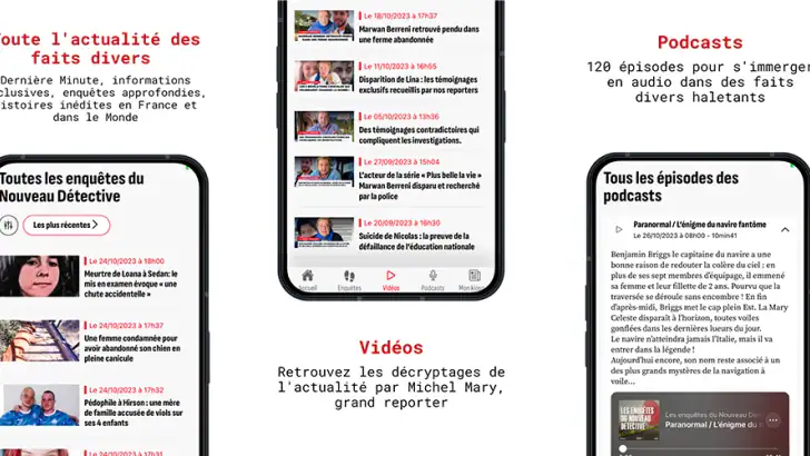 Le Nouveau Détective - Actu feature graphic