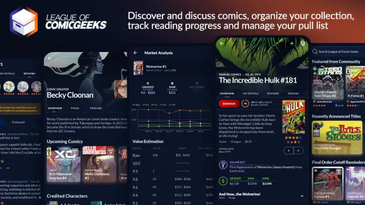 League of Comic Geeks feature graphic