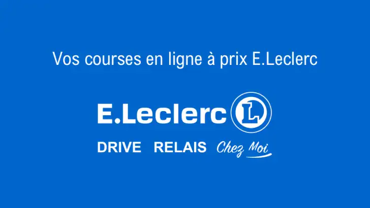 Leclerc DRIVE Courses en ligne feature graphic