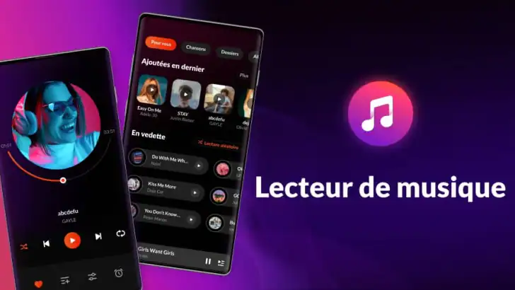 Lecteur de musique,lecteur MP3 feature graphic