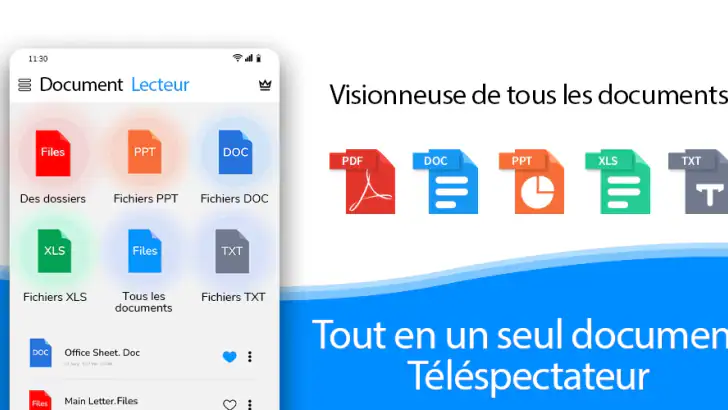 Lecteur de tous les documents feature graphic