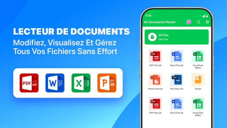Lecteur PDF : Document feature graphic