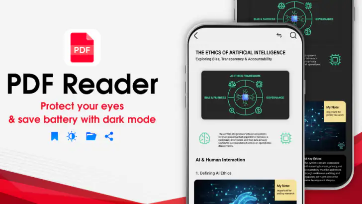 Lecteur PDF - Visionneuse PDF feature graphic