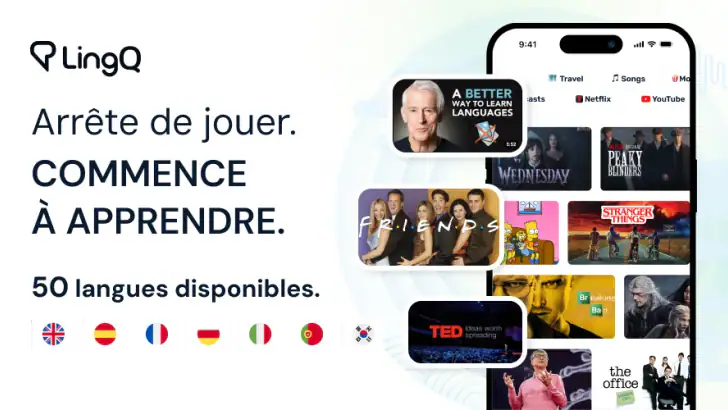 LingQ: Apprenez les Langues feature graphic