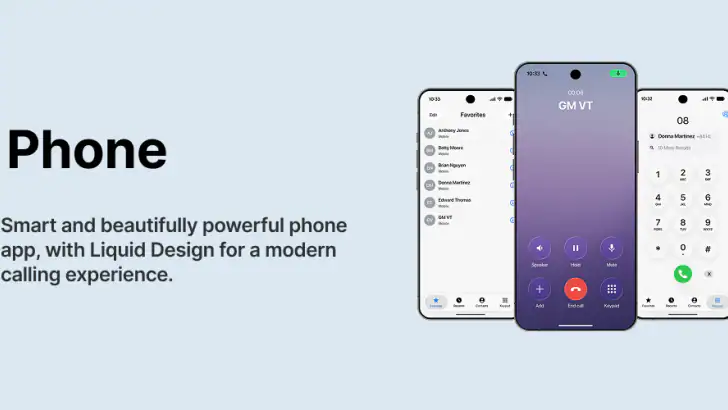 Liquid Phone feature graphic