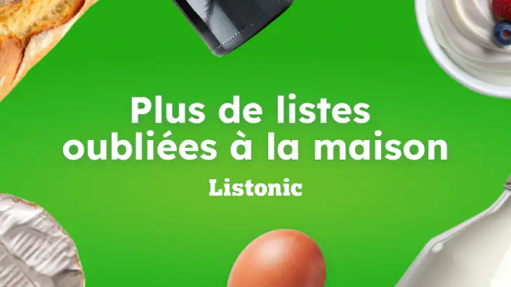 Liste de courses - Listonic feature graphic