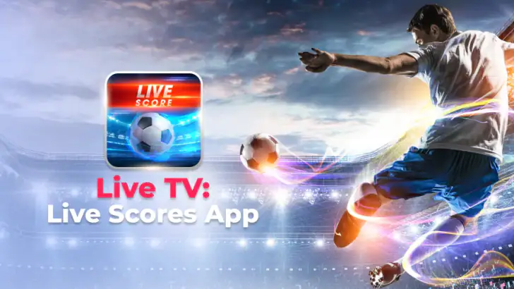 Live TV : Live Scores App feature graphic