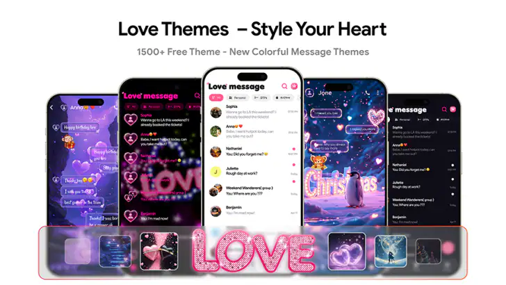 Love Messages: Text SMS feature graphic