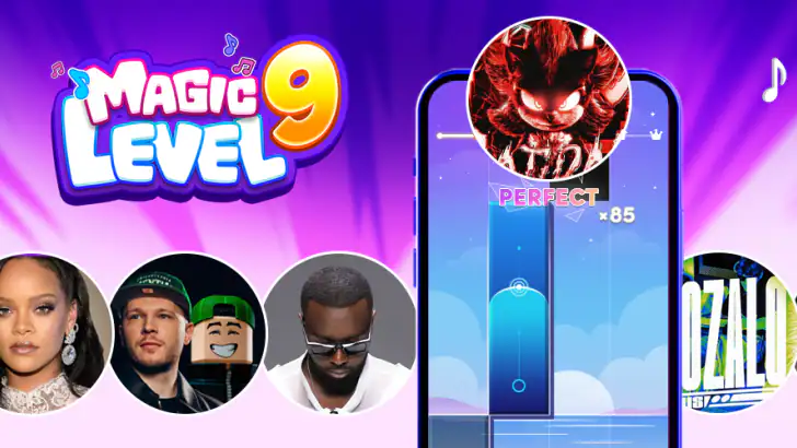 Magic Level 9: jeux de musique feature graphic