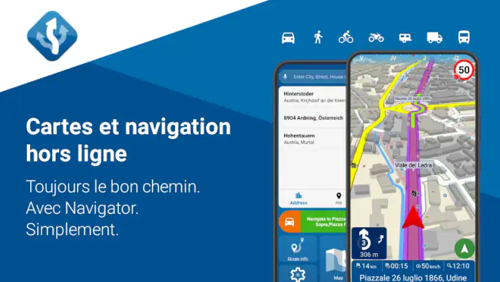 MapFactor Navigator feature graphic