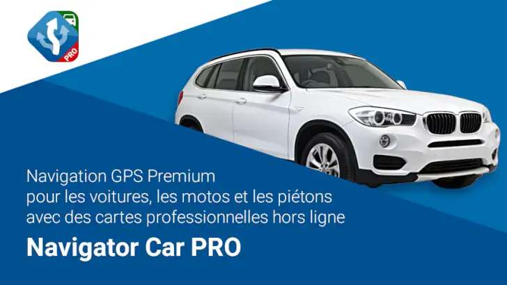 MapFactor Navigator Car Pro feature graphic