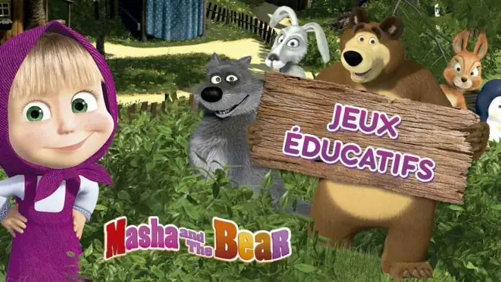 Masha et l'ours Jeux éducatifs feature graphic