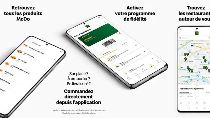 McDo+ : Faites-vous livrer ! feature graphic