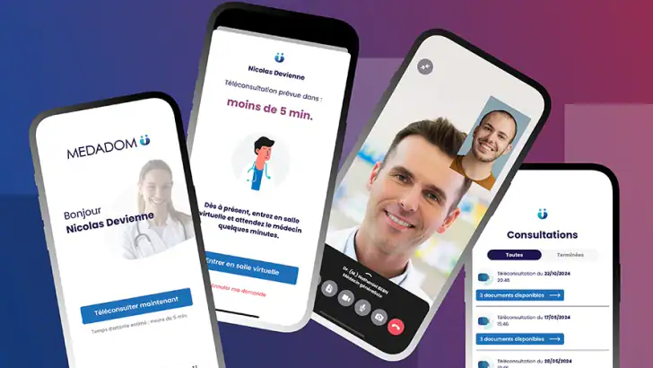 Medadom - Un médecin en visio feature graphic