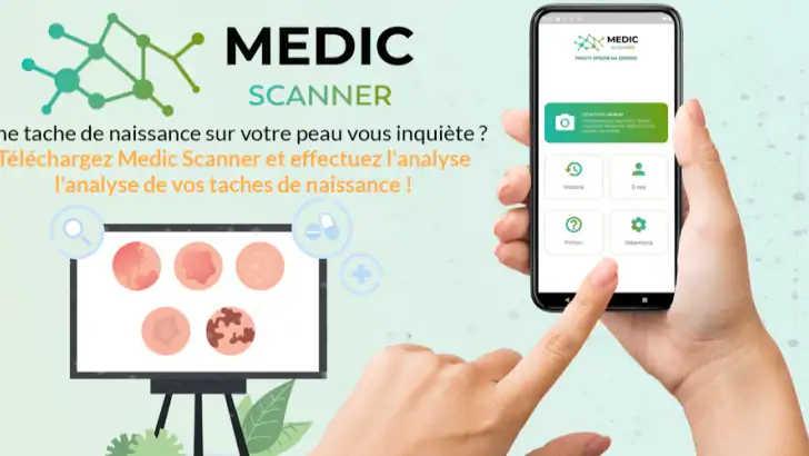 Medic Scanner - analyse peau feature graphic