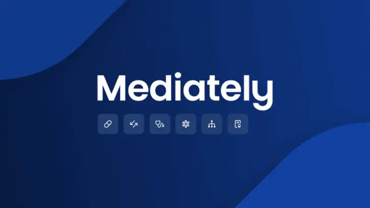 Médicaments Mediately feature graphic