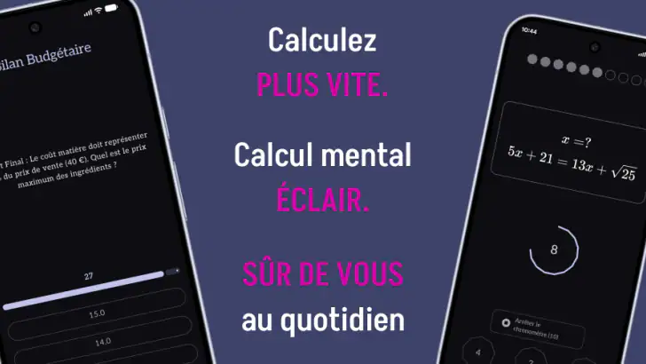 Mental Math : Calcul Rapide feature graphic
