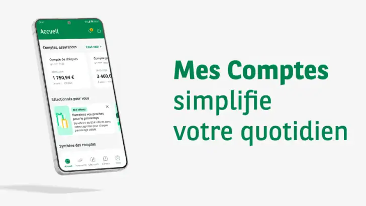 Mes Comptes BNP Paribas feature graphic