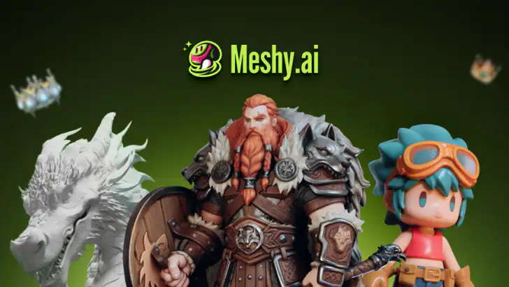 Meshy AI - 3D Model Generator feature graphic