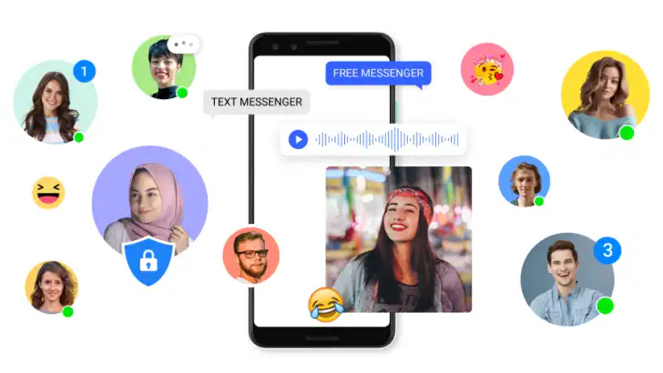 Messenger SMS & MMS feature graphic
