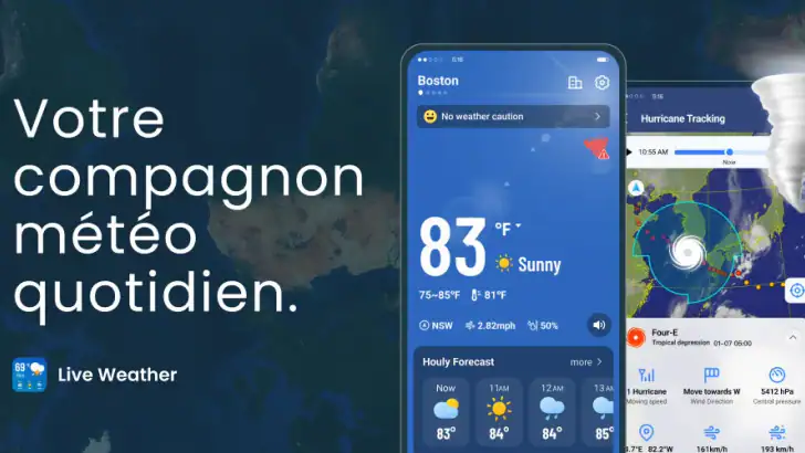 Météo en temps réel feature graphic