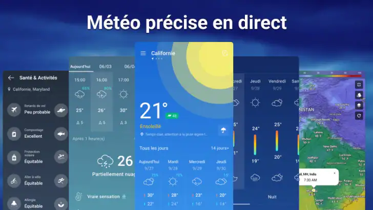 Météo précise en temps réel feature graphic