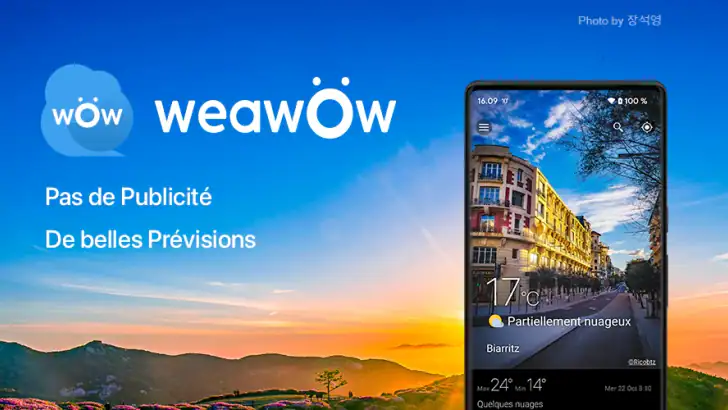 Météo & Widget - Weawow feature graphic