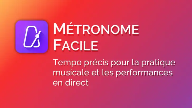 Métronome Facile feature graphic