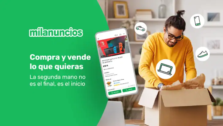 Milanuncios: Segunda mano feature graphic