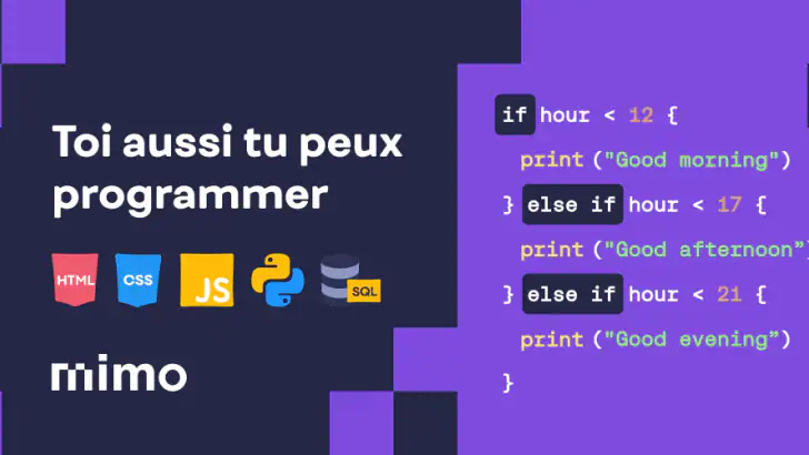 Mimo: Apprends le code/codage feature graphic