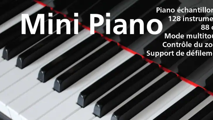 Mini Piano Lite feature graphic