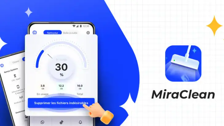 MiraClean - Gestion Fichiers feature graphic