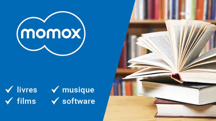 momox, vente de seconde main feature graphic