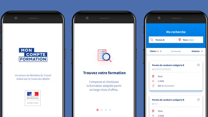 Mon compte formation feature graphic
