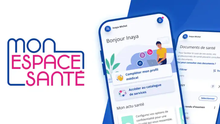 Mon espace santé feature graphic