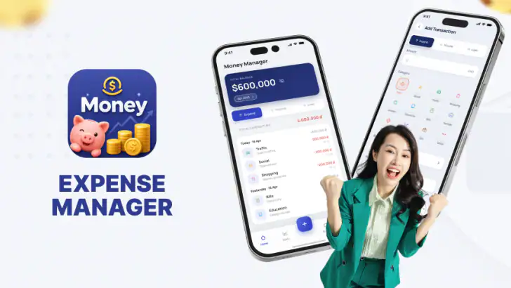 Money Tracker: Expense Manager feature graphic