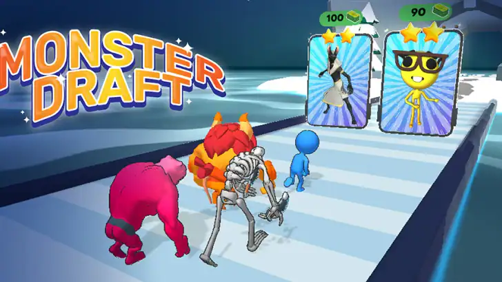 Monster Draft : Merge Runner feature graphic