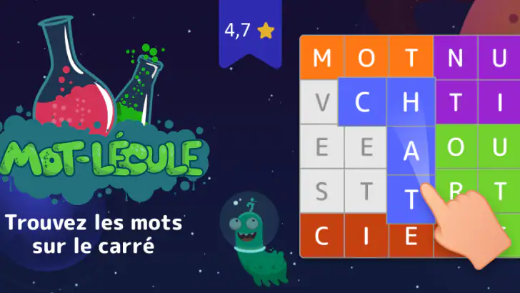 Mots Mêlés: FillWords Offline feature graphic