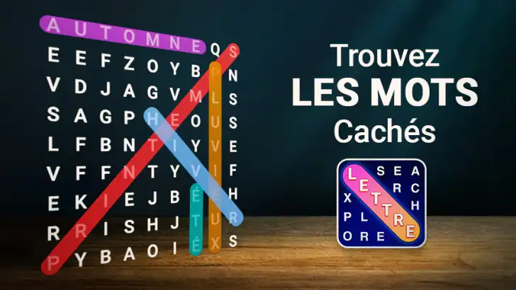 Mots Mêlés - Jeu de Mots feature graphic