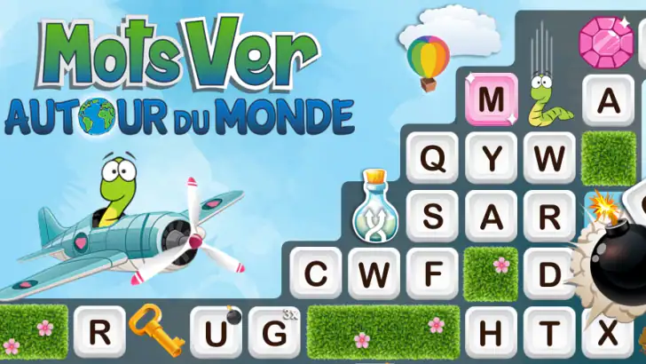 Mots Ver Autour du Monde feature graphic