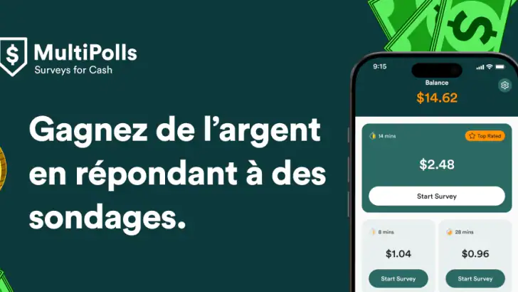 MultiPolls: gagner de l'argent feature graphic