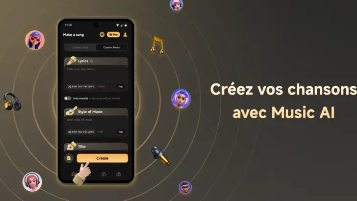 Music AI - Créer une chanson feature graphic