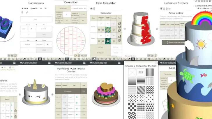My Cake Calculator feature graphic