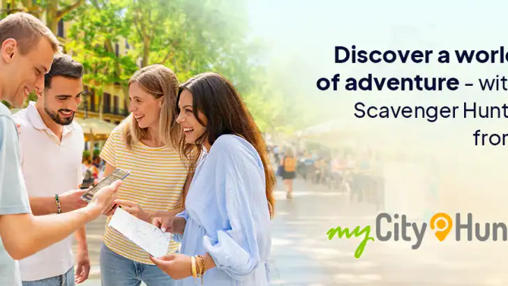 myCityHunt feature graphic