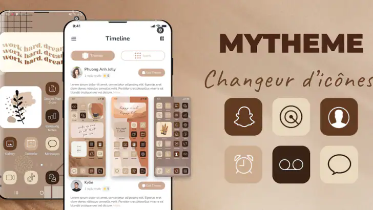 MyTheme: Icon Changer & Themes feature graphic