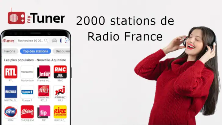 myTuner FM Radio France feature graphic