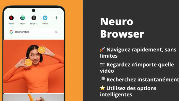 Navigateur vidéo feature graphic