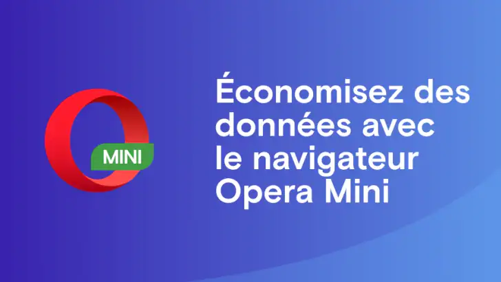Navigateur Web Opera Mini feature graphic